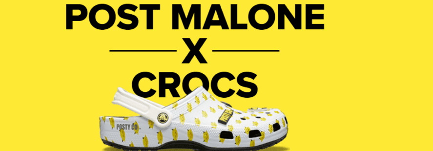 post malone crocs drop 1