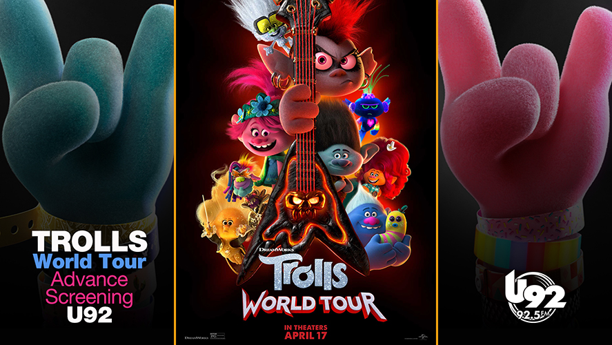 Win Passes To The Advance Screening Of Trolls World Tour - U92