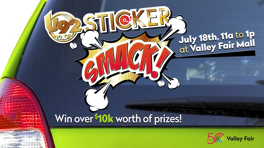 U92_StickerSmack(887x500)LP - 92.5 The Beat