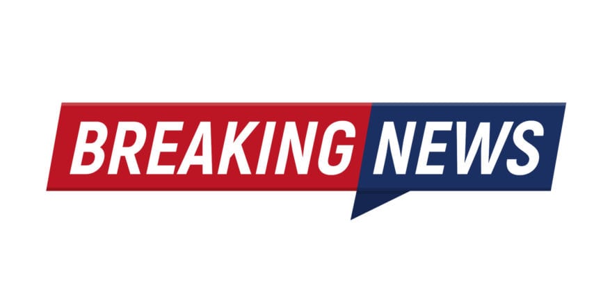 Breaking,News,Minimalistic,Logo,On,White,Background.,Entertaining,Show,With - 92.5 The Beat