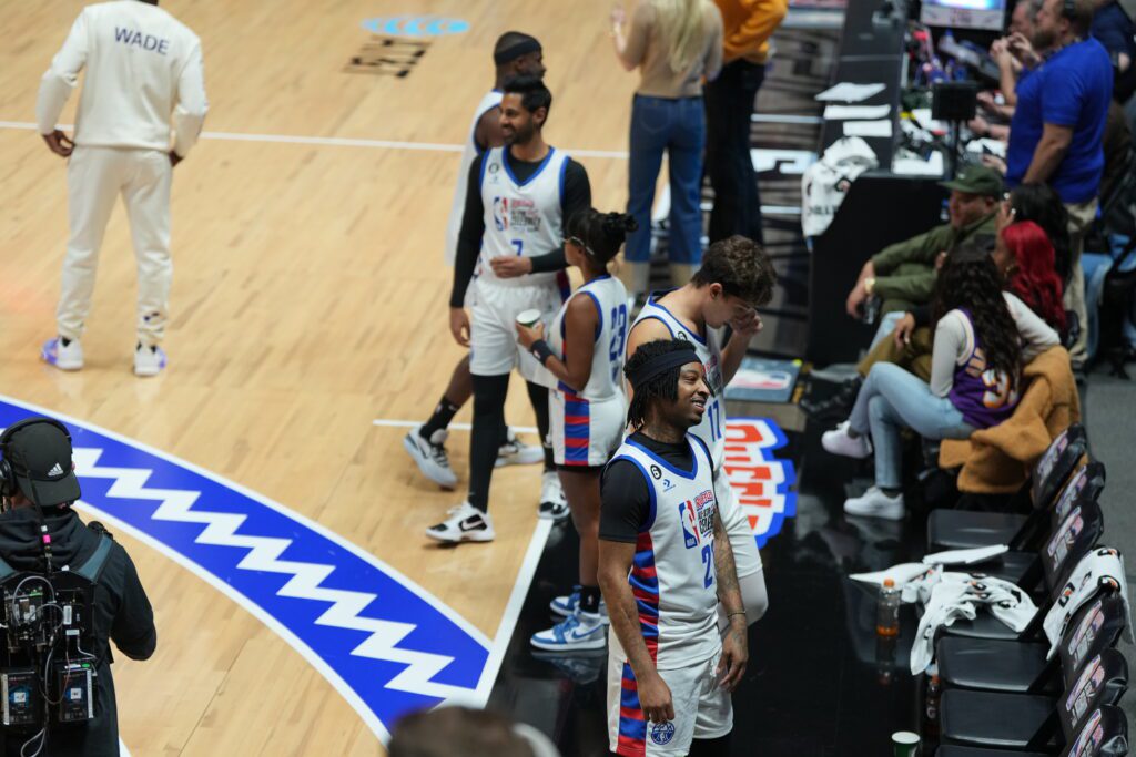 21 Savage at Celebrity All-Star Game in Utah, Photo by Talmage Garn