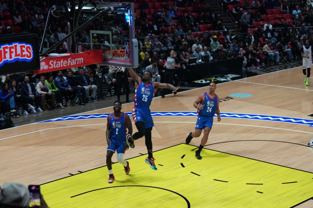 21 Savage at Celebrity All-Star Game in Utah, Photo by Talmage Garn