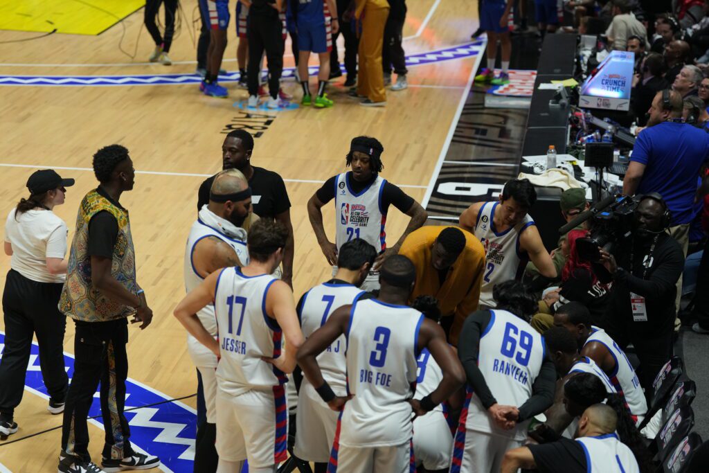 21 Savage at Celebrity All-Star Game in Utah, Photo by Talmage Garn
