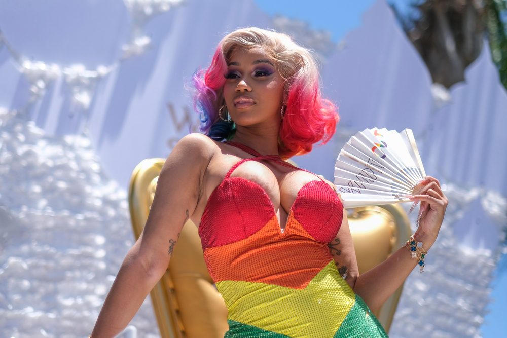 CardiBAttendsTheWehoPrideParadeInWestHollywood - 92.5 The Beat Cardi B Twerking on a Rugrat